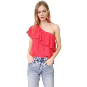 Wayf Coway One Shoulder Top XS NWT Where Are You From